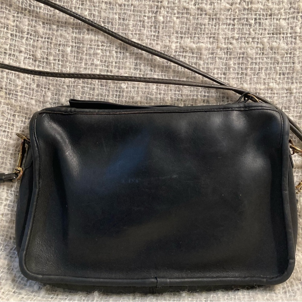 Vintage 1970s Coach Bonnie Cashin black Handbag